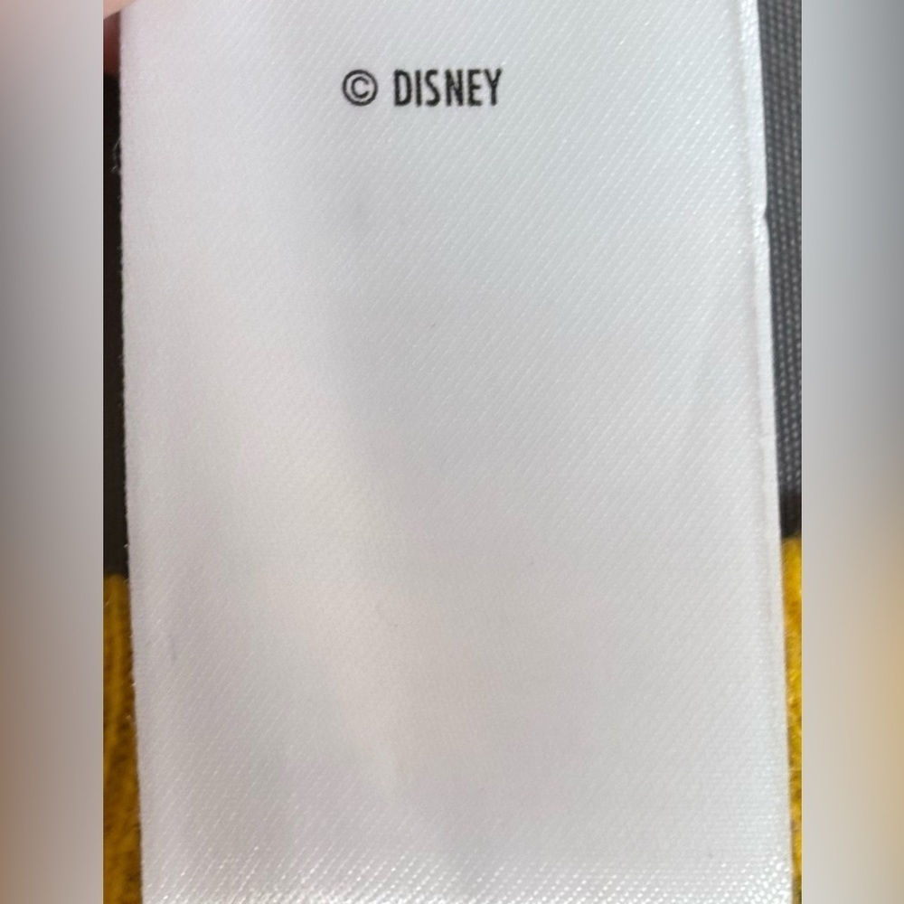 Authentic Disney Mickey Mouse on front Pullover Sweater Yellow/Black Size XL - Picture 13 of 13